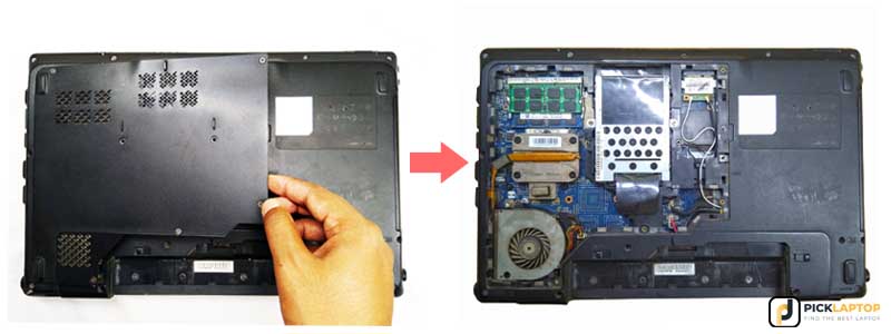 remove the back cover