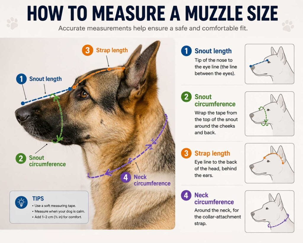 how-to-measure-dog-muzzle-size